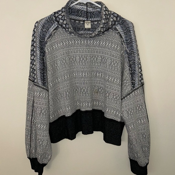 We The Free At The Lodge Faire Isle Pullover Sweater - Picture 1 of 4